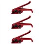 KEALBAUS 3X Tendeur de Ceinture En Plastique pour Animaux de Compagnie Cerclage de La Machine Presse À Balles Tendeur Manuel Pac