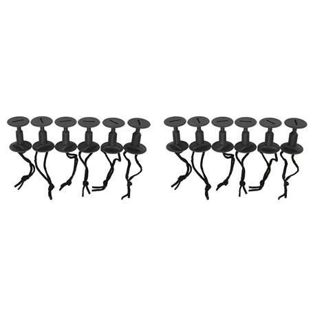 NJTHNTJR 12 Pcs Surfboard Leash Plugs avec Cords Cordes Water Surfing Accessoires Surf Leash Plug Bodyboard Accessoire