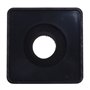 Giwnhvx microphone noir 1 pieces ABS avec une eponge Mini-box entretien telephonique Logo station de drapeau