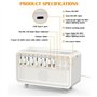 Joselin Diffuseur D'Arômes et d'air à Bruit Blanc, Humidificateur avec 8 Niveaux de Bruit Blanc Réglables, Veilleuse, Haut-Parle