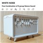 Joselin Diffuseur D'Arômes et d'air à Bruit Blanc, Humidificateur avec 8 Niveaux de Bruit Blanc Réglables, Veilleuse, Haut-Parle