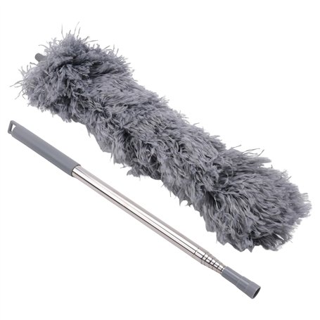 Kissmii Brosse de Nettoyage de GouttièRe Outil de Toiture avec Mât TéLescopique Extensible 8