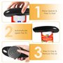 Ohulelks 1 Pièce Ouvre-Boîte Électrique pour Cuisine Ouvre-Boîte en Plastique Bord Lisse pour Les Seniors et Les Patients Arthri