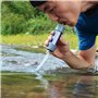 casstaly Filtre à eau extérieur avec paille - Système de filtration d'eau d'urgence - Purificateur d'eau potable - Outils de sur