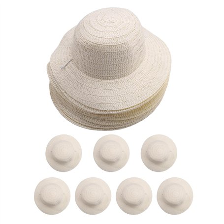 Lumlflc Lot de 20 chapeaux de paille pour homme