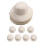Lumlflc Lot de 20 chapeaux de paille pour homme
