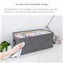 Louttary Boîte de Rangement Support de Rangement Pliable Organisateur de Vêtements Boîte de Rangement en Tissu Articles Divers P