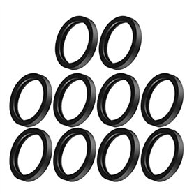 Janasiba Lot de 10 joints en caoutchouc noirs pour jerrican de carburant