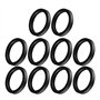Janasiba Lot de 10 joints en caoutchouc noirs pour jerrican de carburant
