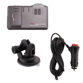 Wzxksoac Détecteur de Vitesse de Voiture DVR Détecteur de Radar Enregistreur de Voiture 2 en 1 Accessoires de Voiture