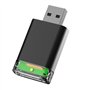 Ptdfjspt Carplay sans 2 en 1 et Boîtier Android Auto AI Filaire vers Mini Adaptateur Carpay sans Bluetooth pour Autoradio
