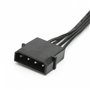 LOLPALONE 8X IDE 4 Pin Un 5 Ports 4 Pin Molex Un Multi Port SATA Alimentation 18AWG Pour Disque Dur SSD PC