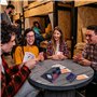 Ohulelks Boîte de de Cartes Présentoir de Cartes avec Plateau à Dés Deck Box Deck Box Contenant plus de 160 Cartes à Collectionn