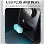 Cpolebev Carplay sans 2 en 1 et Boîtier Android Auto AI Filaire vers Mini Adaptateur Carpay sans Bluetooth pour Autoradio