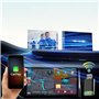 Cpolebev Carplay sans 2 en 1 et Boîtier Android Auto AI Filaire vers Mini Adaptateur Carpay sans Bluetooth pour Autoradio