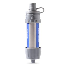 Lbvzxkad Filtre à Eau Extérieur Système de Filtration d'eau en Paille Purificateur d'eau Potable d'urgence Voyage Camping Outils