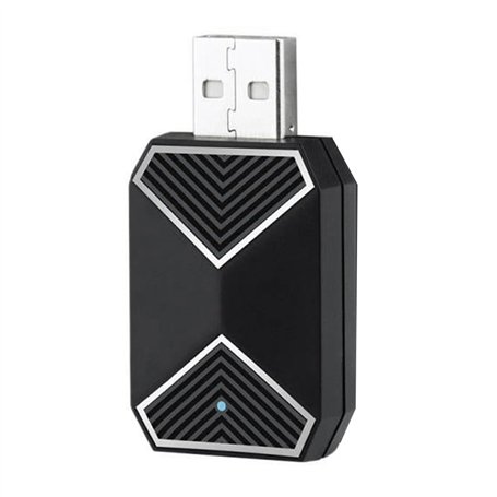 Daijianbin CarPlay Adaptateur sans fil Android Auto 2 en 1 Mini AI Box Adaptateur Voiture Assistant vocal WiFi pour CarPlay fila