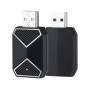 Daijianbin CarPlay Adaptateur sans fil Android Auto 2 en 1 Mini AI Box Adaptateur Voiture Assistant vocal WiFi pour CarPlay fila
