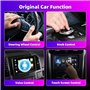 Daijianbin CarPlay Adaptateur sans fil Android Auto 2 en 1 Mini AI Box Adaptateur Voiture Assistant vocal WiFi pour CarPlay fila