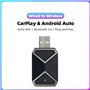Daijianbin CarPlay Adaptateur sans fil Android Auto 2 en 1 Mini AI Box Adaptateur Voiture Assistant vocal WiFi pour CarPlay fila