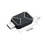 Daijianbin CarPlay Adaptateur sans fil Android Auto 2 en 1 Mini AI Box Adaptateur Voiture Assistant vocal WiFi pour CarPlay fila