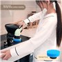 Kznifmk Épurateur Électrique à Rotation Électrique, Brosse de Nettoyage Électrique avec 9 Têtes de Brosse Remplaçables, Kit pour