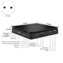 Junterone Accueil DVD Lecteur VidéO HD Enfants Lecteur VCD Mini Lecteur CD Lecteur DVD Prise UE