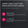 Asyduey E88 WiFi FPV Drone avec Grand Angle 4K HD Double CaméRa Pliable Altitude Maintenue TéLéCommande Quadrirotor Drones Profe