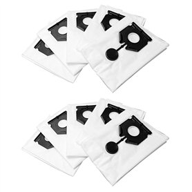 Lot de 10 sacs d'aspirateur compatibles avec Karcher 2.889-154.0 NT 30/1 30 L