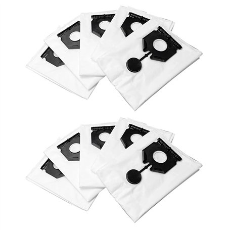 Lot de 10 sacs d'aspirateur compatibles avec Karcher 2.889-154.0 NT 30/1 30 L