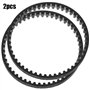 Rynplex Ceinture 2 pièces for aspirateur Ryobi + bâton 18v P718 564680001, pièces de Rechange, Accessoires de Remplacement for L