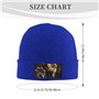 Casquette unisexe en laine tricotée pour adulte avec patte d'animal de compagnie pour le sport et l'extérieur, Patte 1 pour chie
