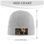 Casquette unisexe en laine tricotée pour adulte avec patte d'animal de compagnie pour le sport et l'extérieur, Patte 1 pour chie