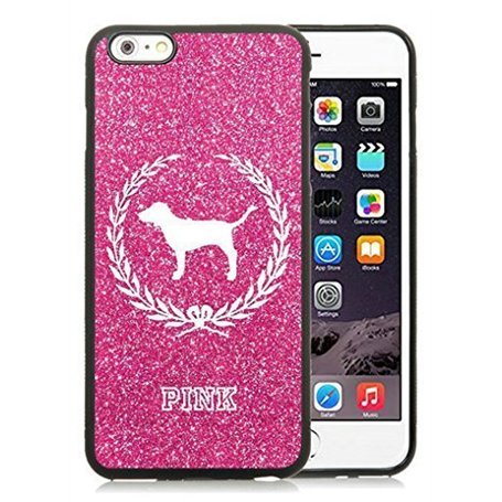Iphone 6 Plus Cases Custom Design Victoria's Secret Love Pink 08 Cell Phone Tpu Cover Case for Iphone 6 Plus 5.5 Inch Black