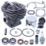 Yurefax Kit de Joint de Bougie d'allumage de Joint d'huile de Piston de Cylindre de 48mm, for 034 036 Ms360 Ms340 Ms 340 360 piè