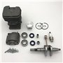 Yurefax Pièces de Moteur de tronçonneuse à Essence de Joint d'huile de roulement de Vilebrequin de Piston de Cylindre de 38MM, f