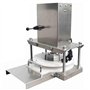 lwjunmm Presse à Pâtes 22cm Diamètre Machine à Pizza Manuelle avec Plateau en Acier Inoxydable Formeuse à Pizza Domestique