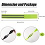 Lunpog Lot de 4 pinces à pantalon de vélo - Bandes réfléchissantes élastiques avec fermeture Velcro - Protection de pantalon de 