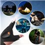 Preciva USB Rechargeable Pêche Gants LED, Cadeaux de pêche pour Hommes - Cadeau Homme Gants LED, Cadeaux de Noël Secrets pour Ho