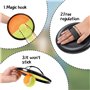 2 Pcs Jeux Exterieur Enfant Velcro Raquette,Balles Jeu De Lancer Jeu Velcro Plein Air Plage avec Jardin 2 Pagaies Et 1 Balles po