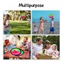 2 Pcs Jeux Exterieur Enfant Velcro Raquette,Balles Jeu De Lancer Jeu Velcro Plein Air Plage avec Jardin 2 Pagaies Et 1 Balles po