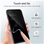 JETech Protection d'Écran Anti-Espion pour iPhone 11 Pro/X/XS 5,8 Pouces, Couverture Complète Film en Verre Trempé, Compatible C
