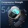 JETech Protection D'écran pour Apple Watch Ultra 2/1 49 mm, Film en Verre Trempé, HD Clair, Lot de 3