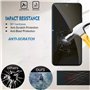 [2 Pièces] Anti-Espion Verre Trempé pour Samsung Galaxy S22 Plus, Protecteur D'écran de Confidentialité, 9H Dureté Film Protecte