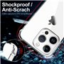Melomon Coque pour iPhone 15 Pro Max (2023) 6,7",Housse Etui en Transparent Silicone TPU Souple [Bumper avec Coins Renforcés],Sh
