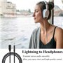 Câble Audio Auxiliaire pour iPhone, [Certifié Apple MFi] Lightning 3,5 mm pour Voiture compatible iPhone 14/13/12 Pro/Xr/Xs/iPad