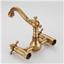 mitigeur évier vintage bec rotatif 360 degrés eau chaud froid