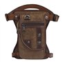 Xieben Canvas Drop Leg Sac pour Hommes Femmes Moto Vélo Multi-Purpose Cuisse Taille Fanny Pack Mens Voyage Équitation Pêche Rand