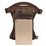 Xieben Canvas Drop Leg Sac pour Hommes Femmes Moto Vélo Multi-Purpose Cuisse Taille Fanny Pack Mens Voyage Équitation Pêche Rand