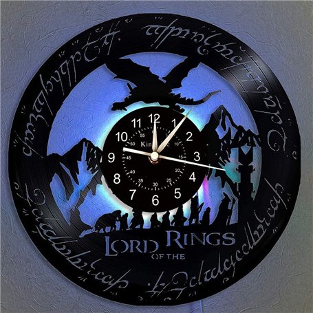 Horloge murale en vinyle